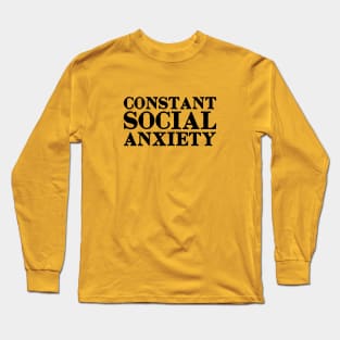 Anxiety Amazon Logo Long Sleeve T-Shirt